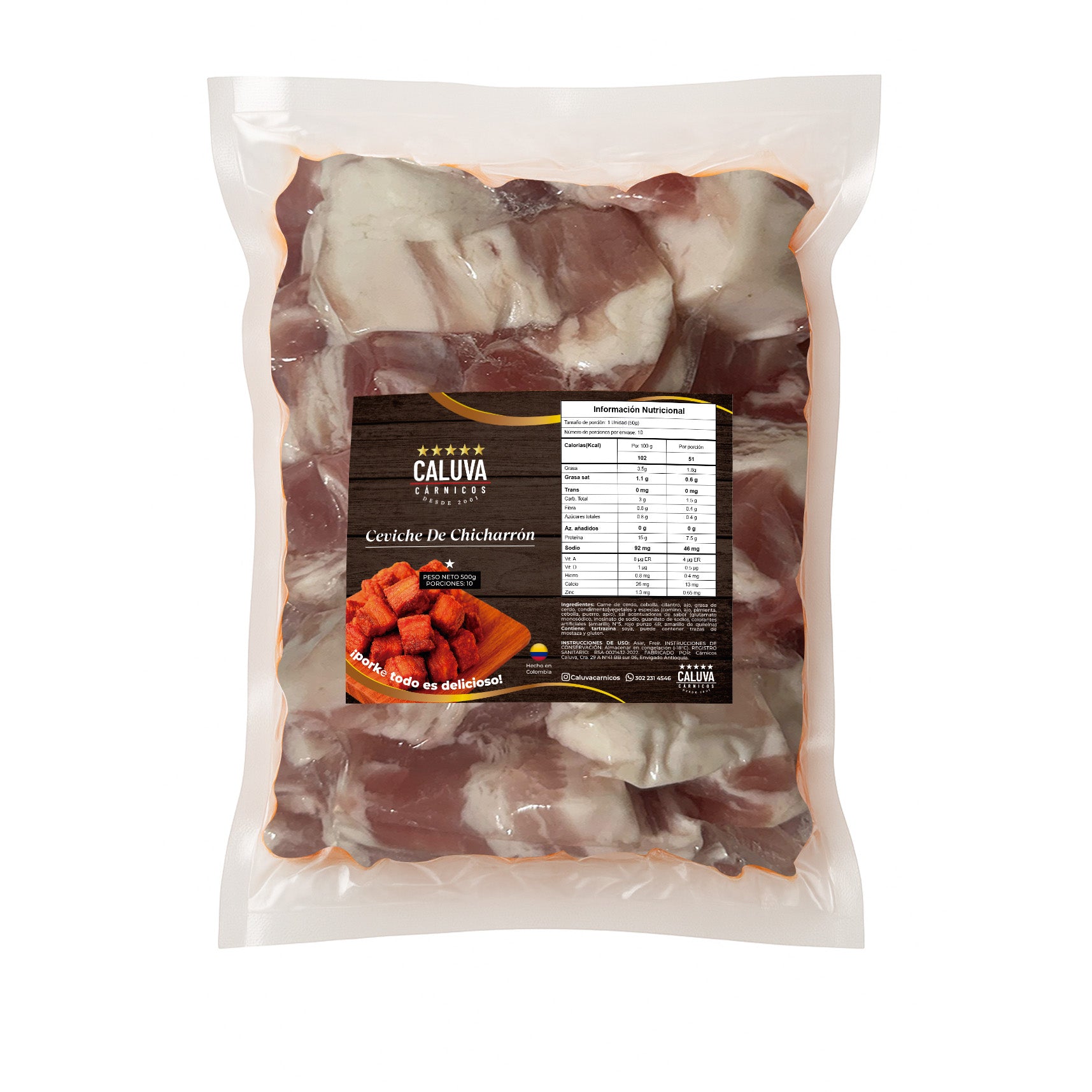 Ceviche de chicharrón 1KG